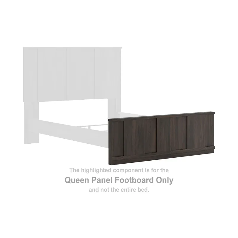 Shaehartin Queen Panel Footboard