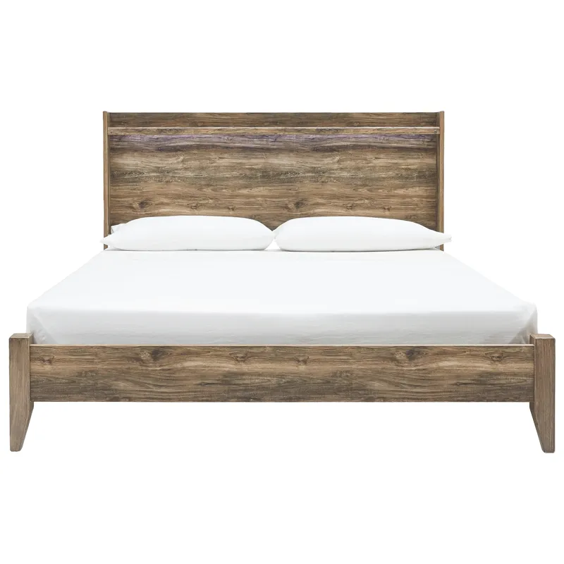 Rusthaven King Panel Bed