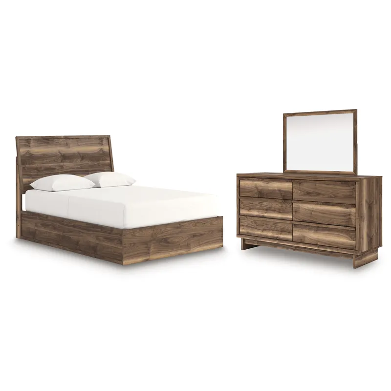 Zadilyn Queen Panel Bed, Dresser and Mirror