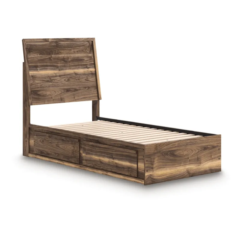 Chirason Twin Panel Bed with Storage