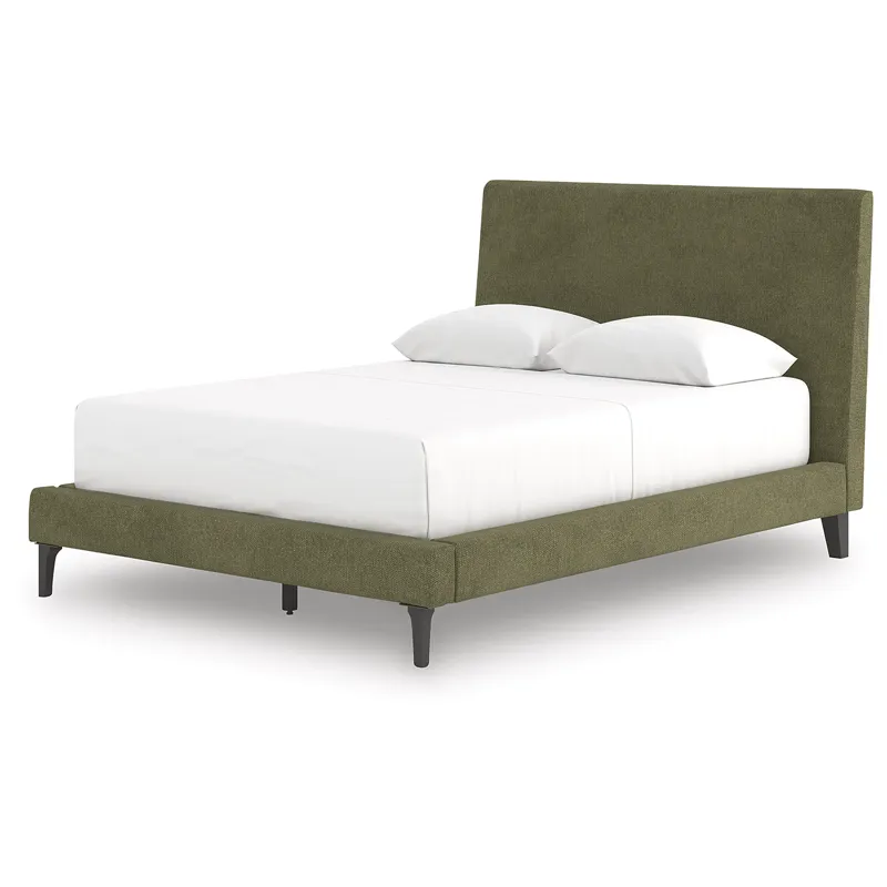 Chirason Full Upholstered Bed, Dresser and Mirror