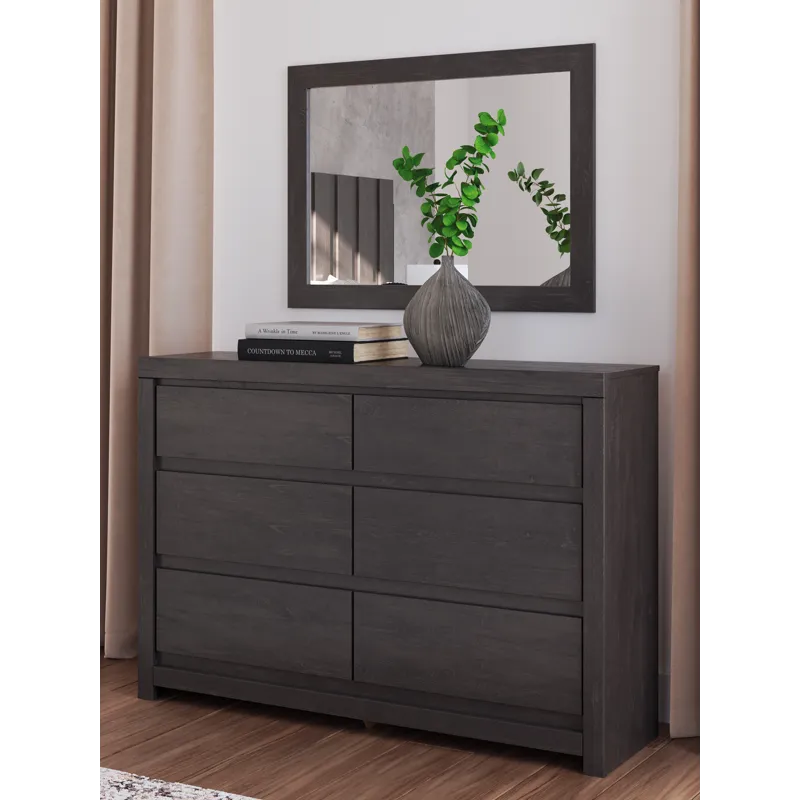 Fraluna Queen Panel Storage Bed, Dresser and Mirror