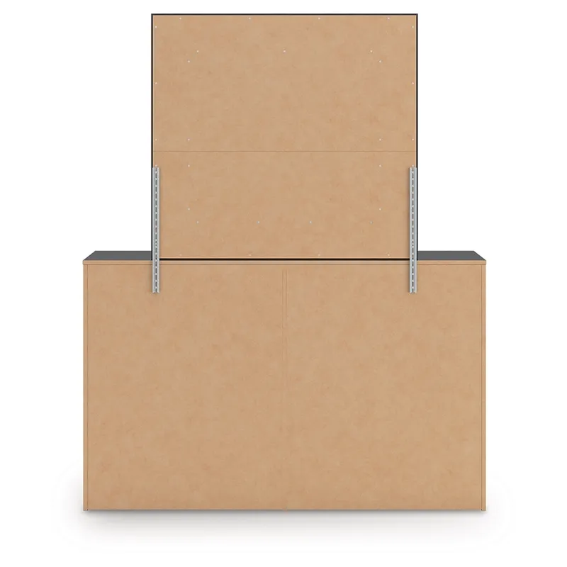 Birmonton King Panel Bed, Dresser, Mirror and Nightstand