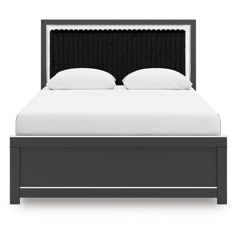 Birmonton Queen Panel Bed, Dresser, Mirror and Nightstand