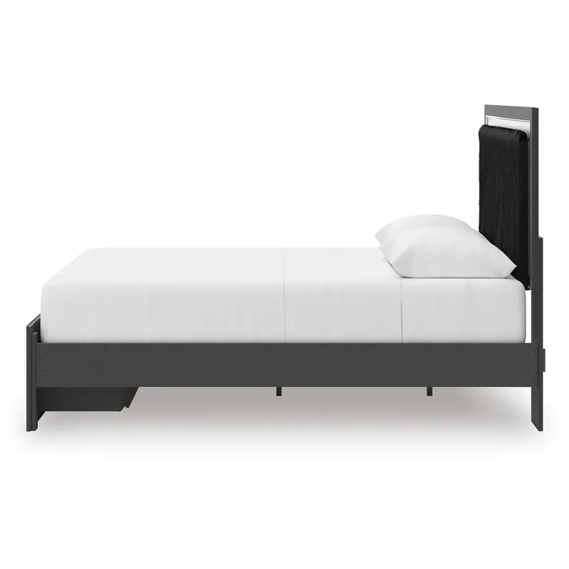 Birmonton Queen Upholstered Panel Platform Storage Bed