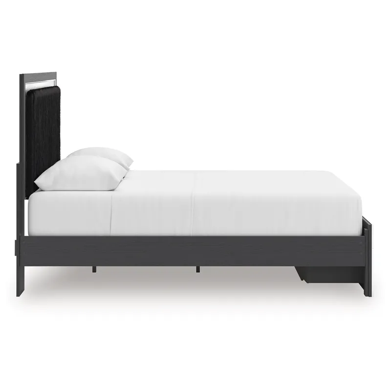 Birmonton Queen Upholstered Panel Platform Storage Bed