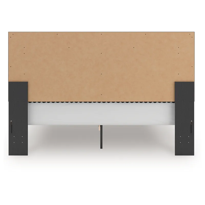 Birmonton King Upholstered Panel Platform Bed