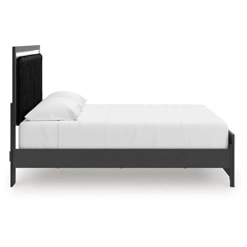 Birmonton King Upholstered Panel Platform Bed