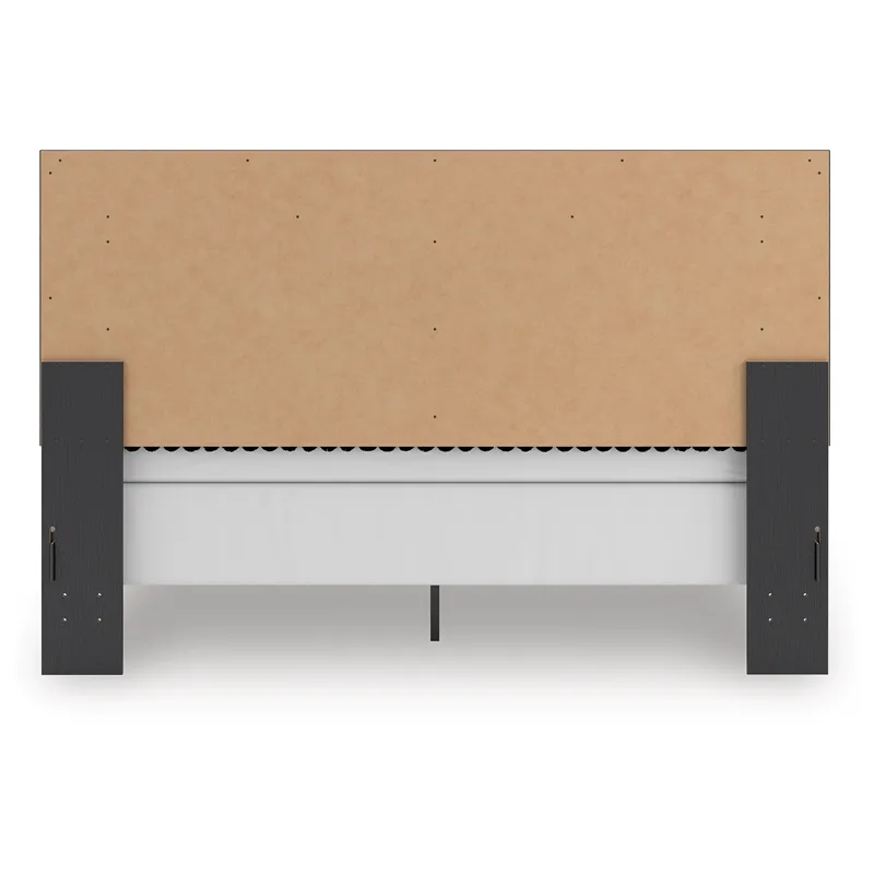 Birmonton King Panel Bed, Dresser, Mirror and Nightstand