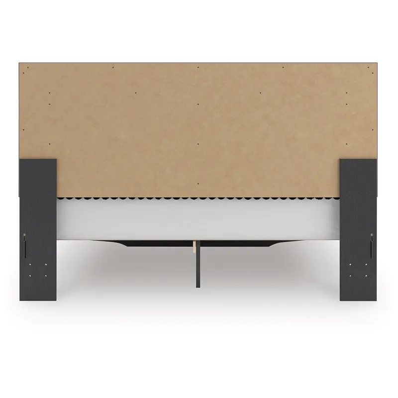 Birmonton King Upholstered Panel Platform Storage Bed