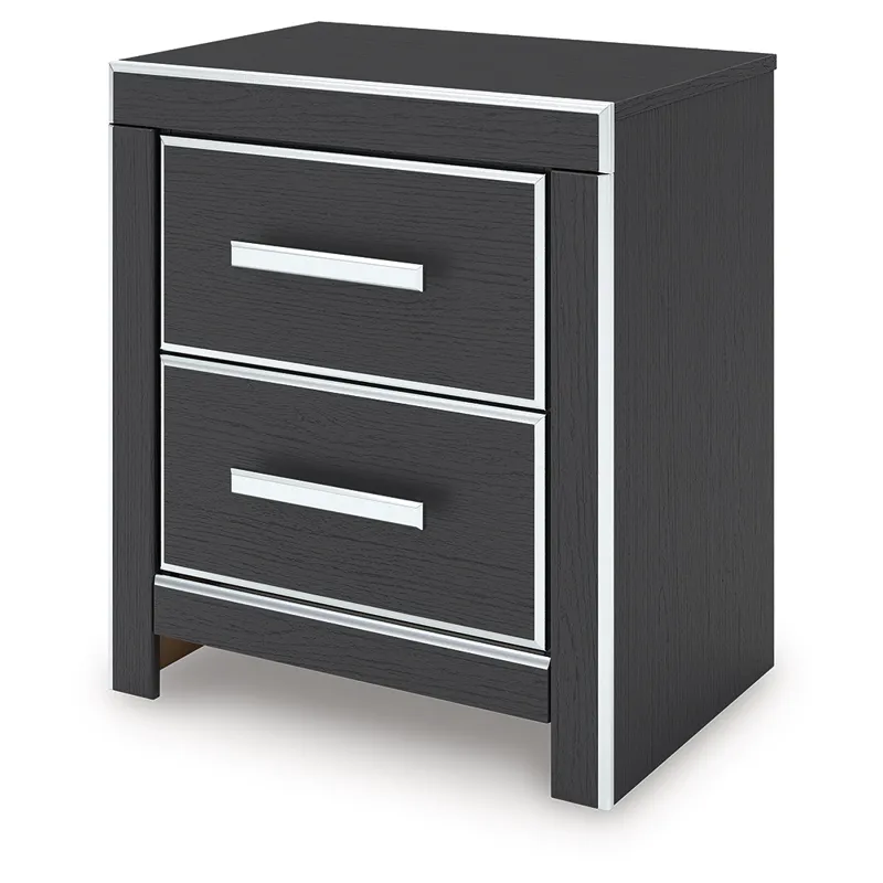 Birmonton King Panel Bed, Dresser, Mirror and Nightstand