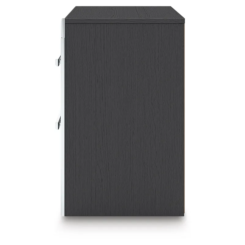 Birmonton King Panel Bed, Dresser, Mirror and Nightstand