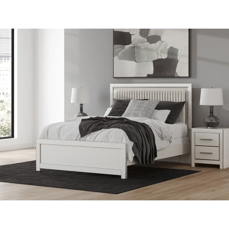 Birmonton Queen Upholstered Panel Bed