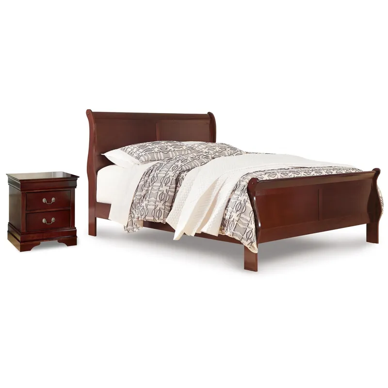 Alisdair Queen Sleigh Bed and Nightstand