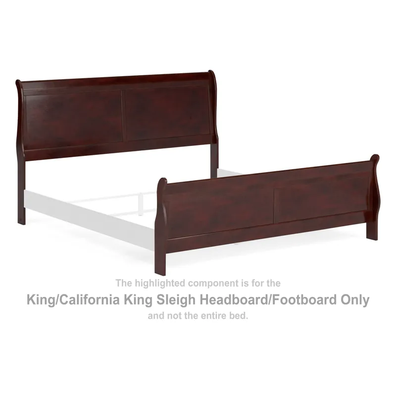 Alisdair King/California King Sleigh Headboard/Footboard