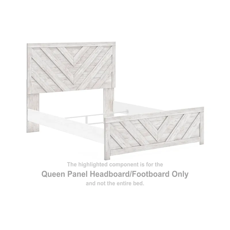 Cayboni Queen Panel Headboard/Footboard