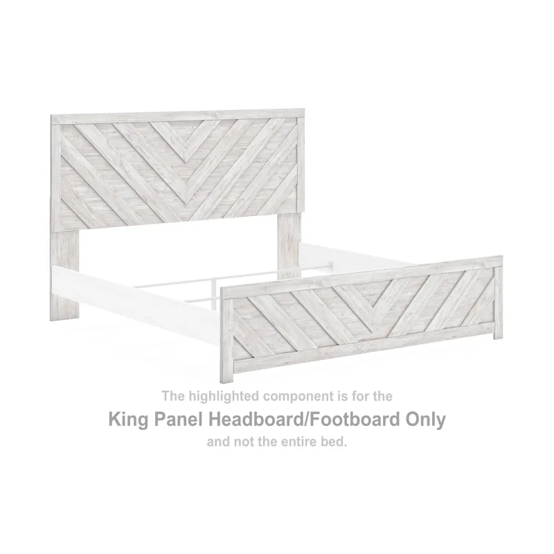 Cayboni King Panel Headboard/Footboard
