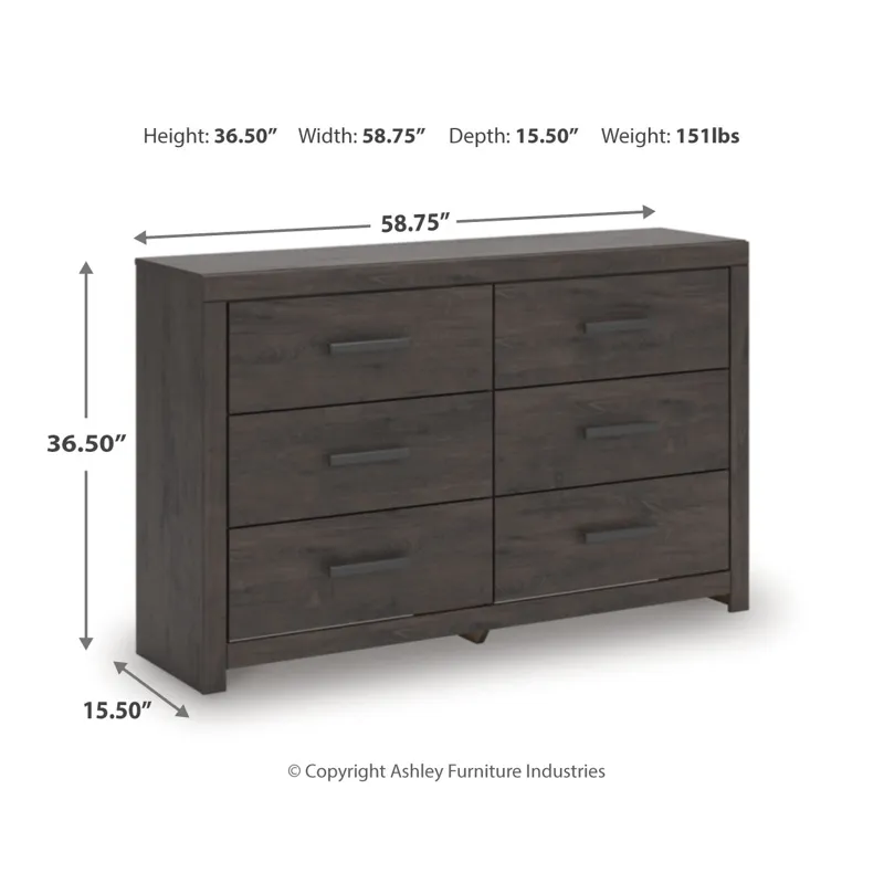 Prendonea King Panel Bed, Dresser and 2 Nightstands