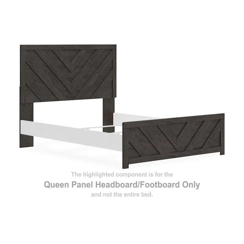 Prendonea Queen Panel Headboard/Footboard
