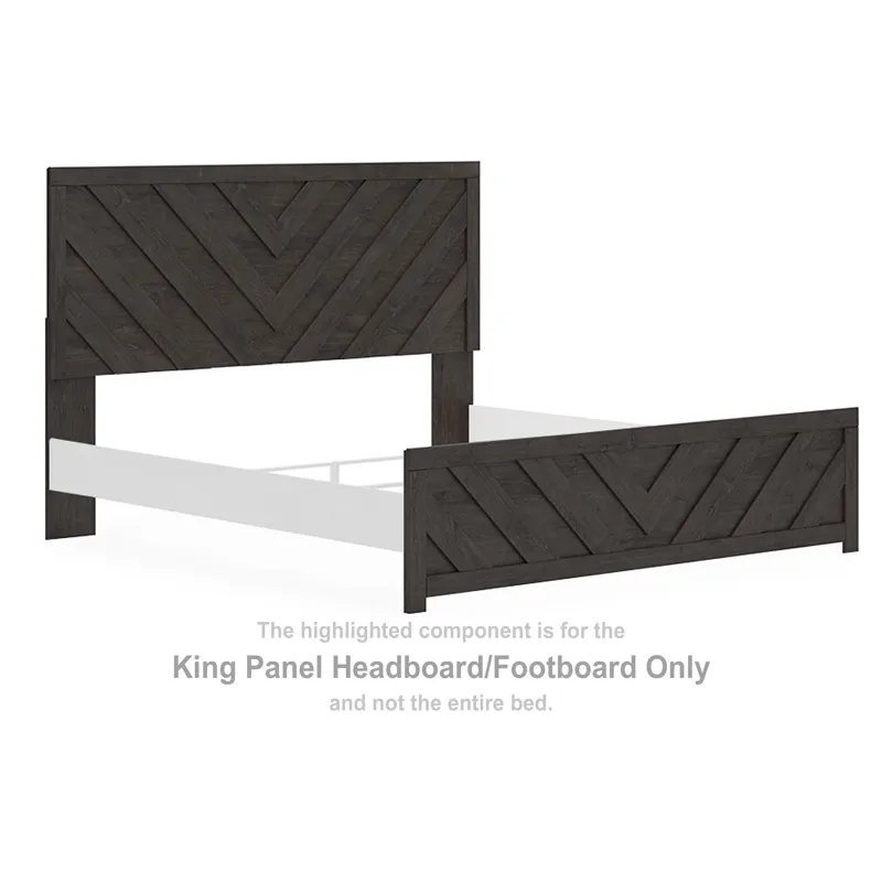Prendonea King Panel Headboard/Footboard