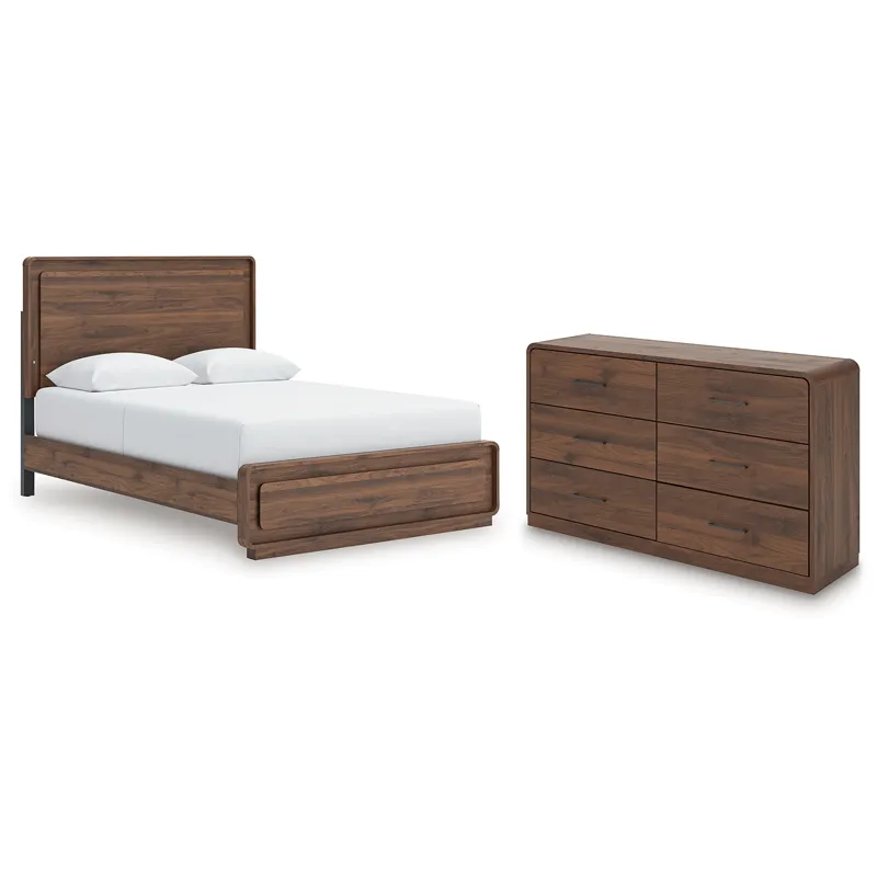 Fortlorn Queen Panel Bed and Dresser