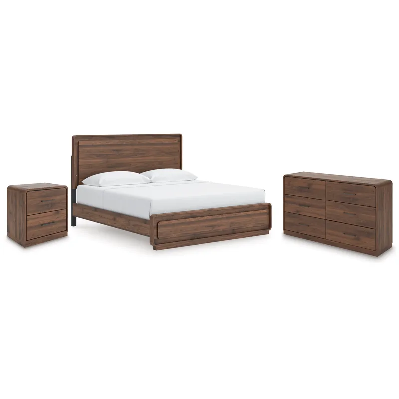 Fortlorn King Panel Bed, Dresser and Nightstand