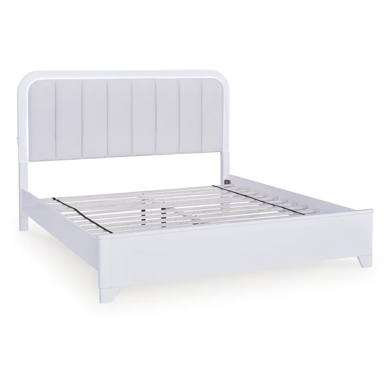 Jarlee California King Upholstered Panel Bed