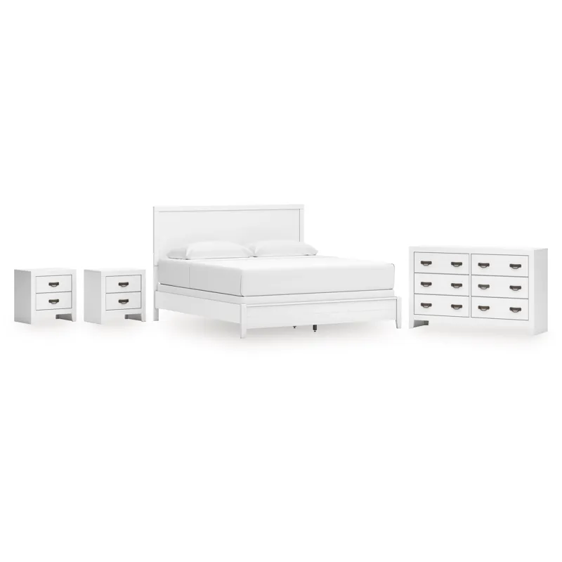Binterglen King Panel Bed, Dresser and 2 Nightstands