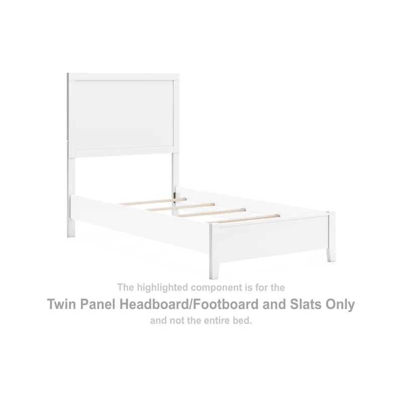 Binterglen Twin Panel Headboard/Footboard and Slats