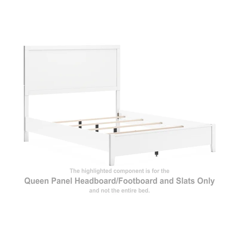 Binterglen Queen Panel Headboard/Footboard and Slats