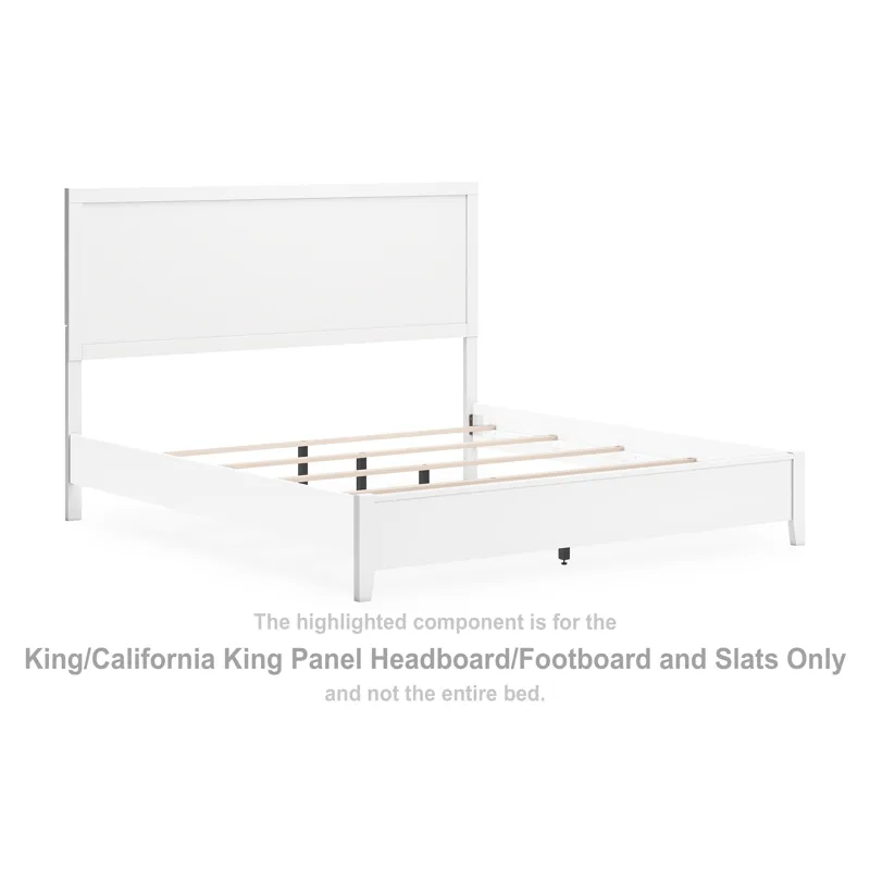 Binterglen King/California King Panel Headboard/Footboard and Slats