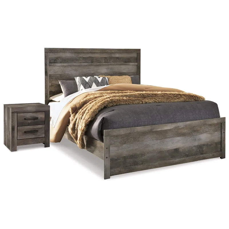 Wynnlow Queen Panel Bed and Nightstand