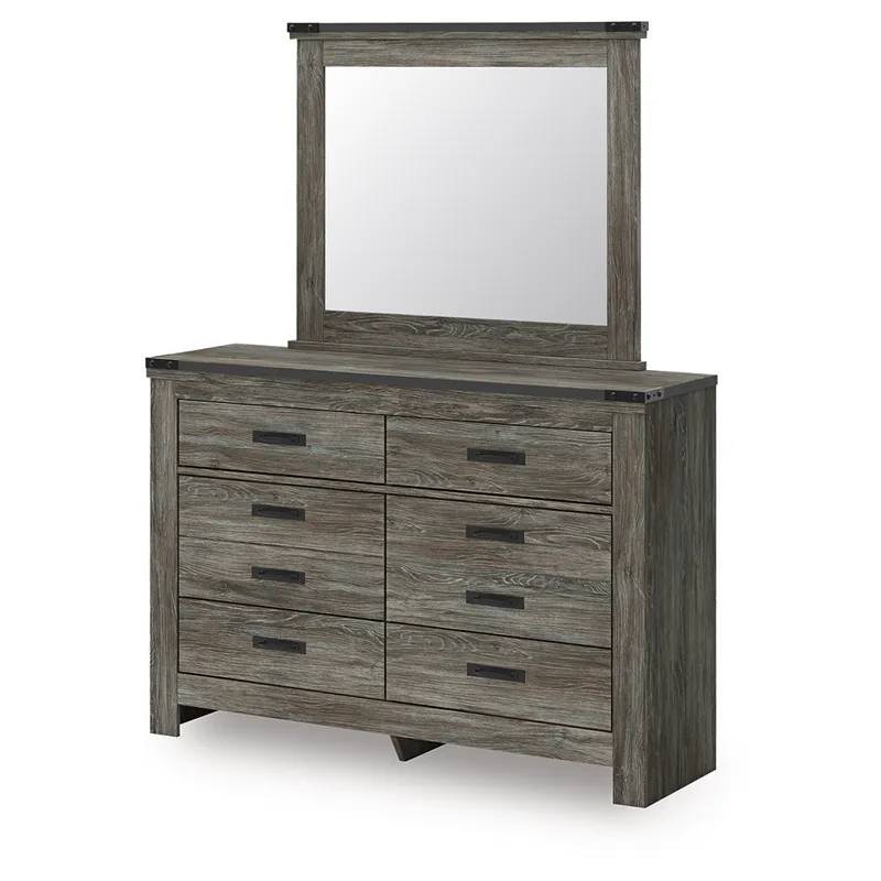 Frandern Queen Panel Bed, Dresser and Mirror