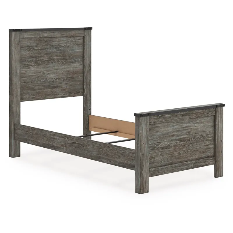 Frandern Twin Panel Bed, Dresser and Mirror