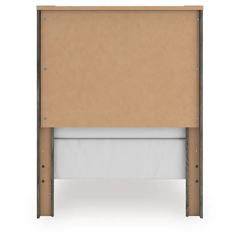 Frandern Twin Panel Bed, Dresser and Mirror