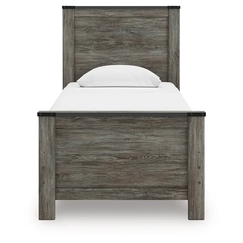 Frandern Twin Panel Bed, Dresser and Mirror