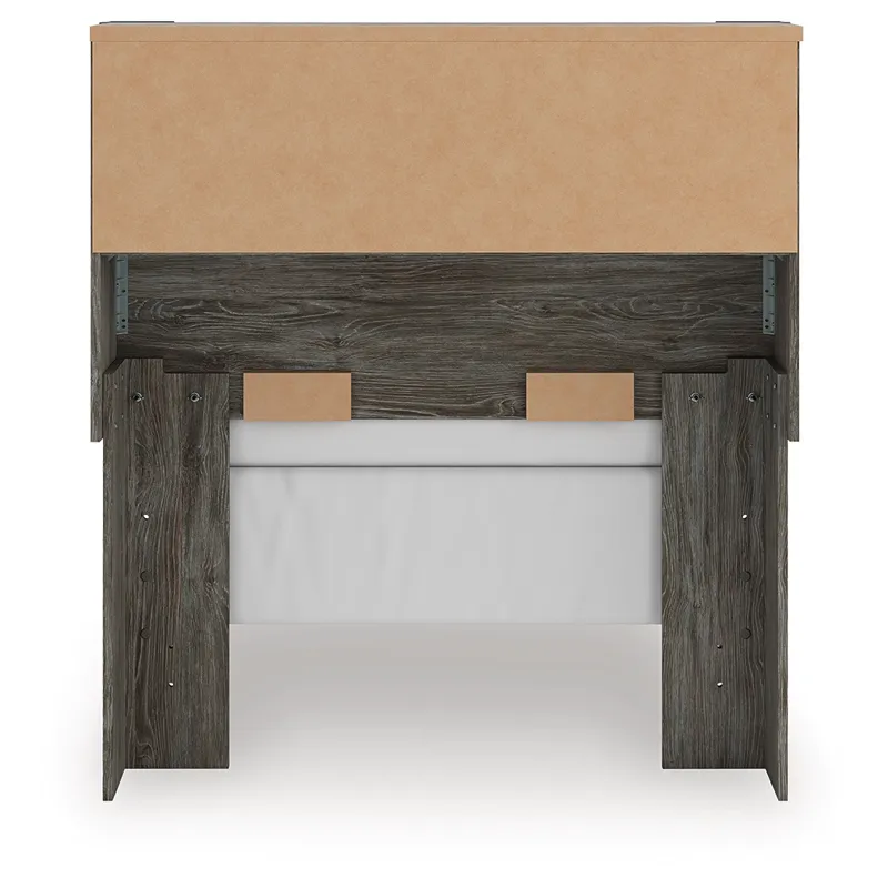 Frandern Twin Bookcase Bed, Dresser and Mirror