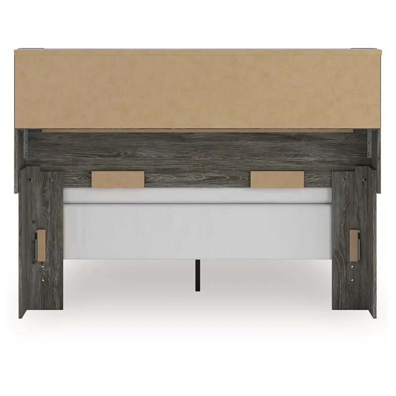 Frandern Queen Bookcase Bed, Dresser and Mirror