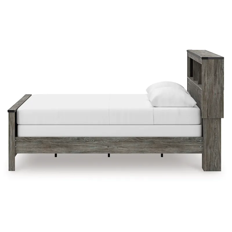 Frandern Queen Bookcase Bed, Dresser and Mirror