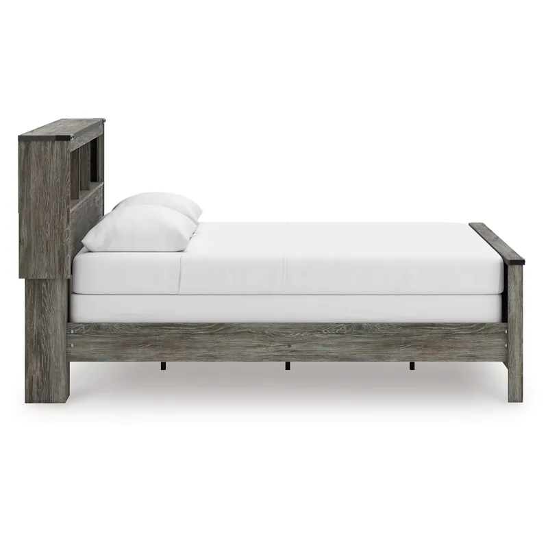 Frandern Queen Bookcase Bed, Dresser and Mirror