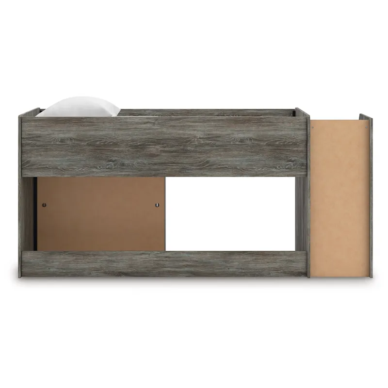 Frandern Twin Loft  Bed with Bookcase Storage