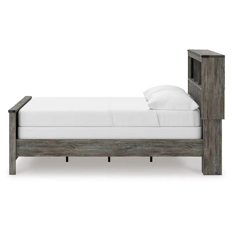 Frandern Full Bookcase Panel Bed