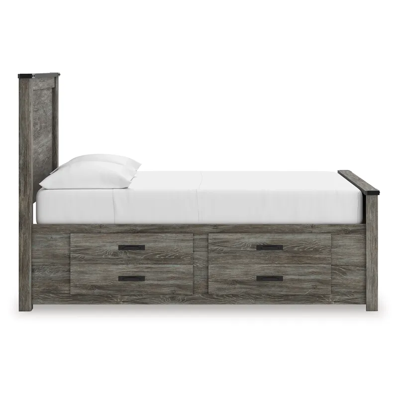 Frandern Full Panel Bed with Storage