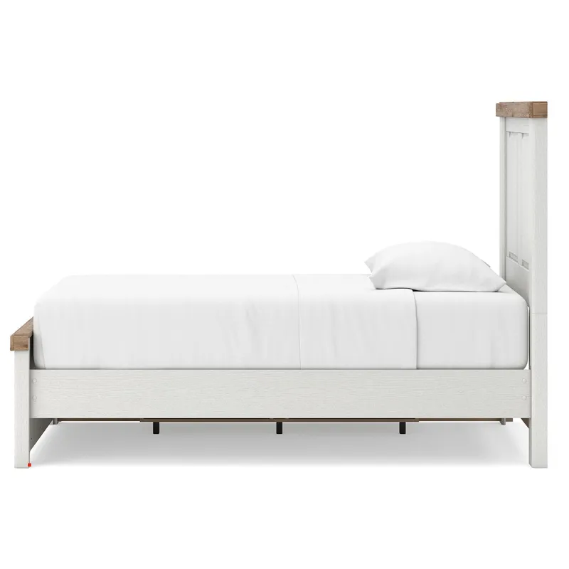 Savonport Twin Panel Bed with Storage