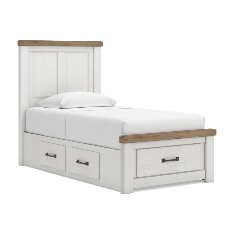 Savonport Twin Panel Storage Bed