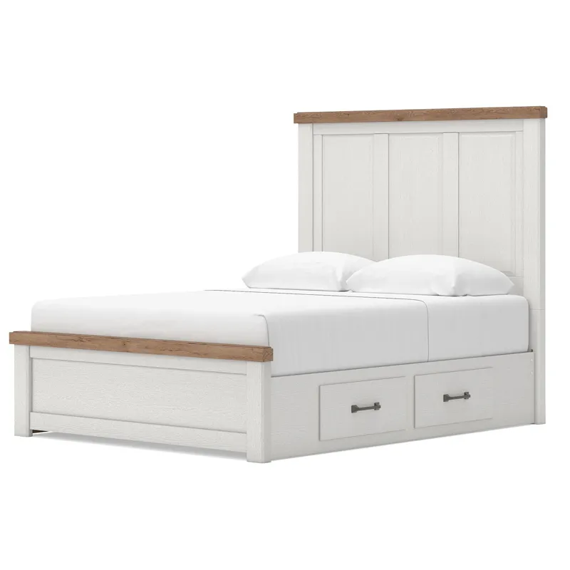 Savonport Queen Panel Bed with Storage