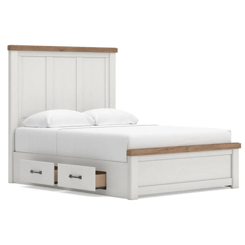 Savonport Queen Panel Bed with Storage