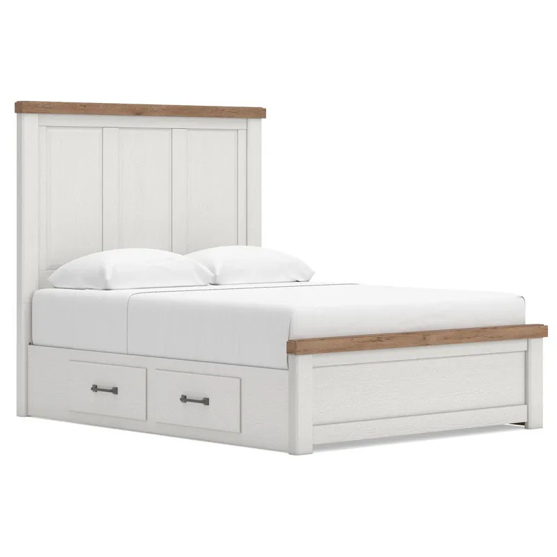 Savonport Queen Panel Bed with Storage