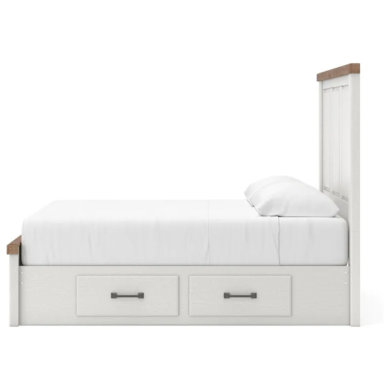 Savonport Queen Panel Bed with Storage