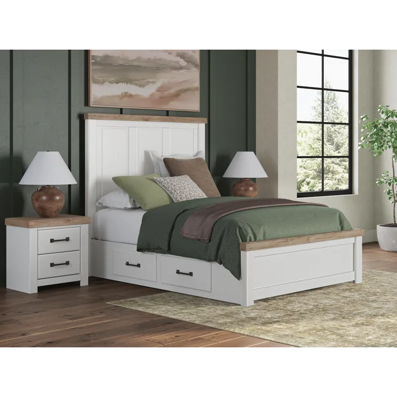 Savonport Queen Panel Bed with Storage